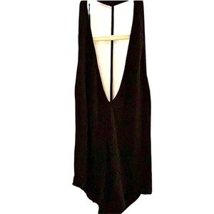 NWOT LF Emma & Sam Black Ribbed Knit Body Suit